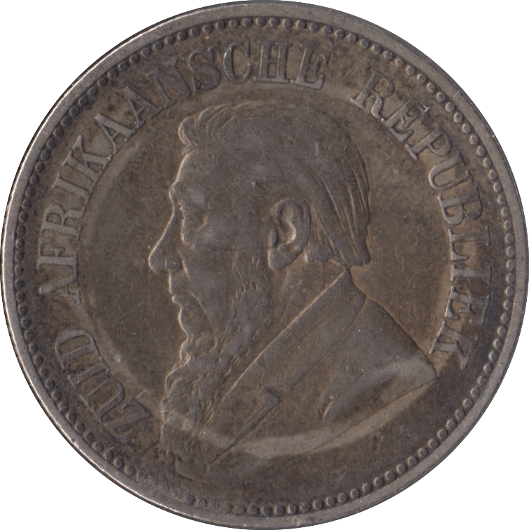 1896 SOUTH AFRICA SILVER TWO SHILLINGS - SILVER WORLD COINS - Cambridgeshire Coins