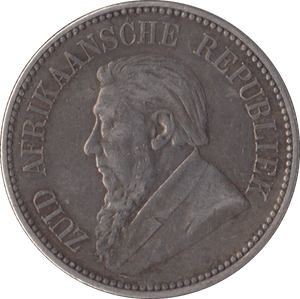 1896 SOUTH AFRICA SILVER TWO SHILLINGS - SILVER WORLD COINS - Cambridgeshire Coins
