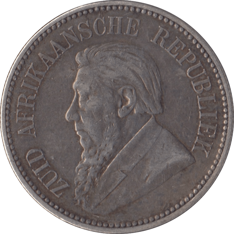 1896 SOUTH AFRICA SILVER TWO SHILLINGS - SILVER WORLD COINS - Cambridgeshire Coins