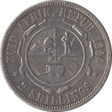 1896 SOUTH AFRICA SILVER TWO SHILLINGS - SILVER WORLD COINS - Cambridgeshire Coins