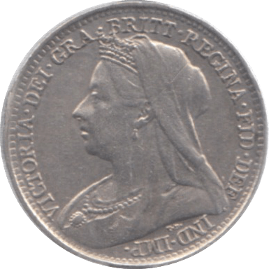 1896 THREEPENCE ( EF ) - Threepence - Cambridgeshire Coins