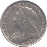 1896 THREEPENCE ( EF ) - Threepence - Cambridgeshire Coins