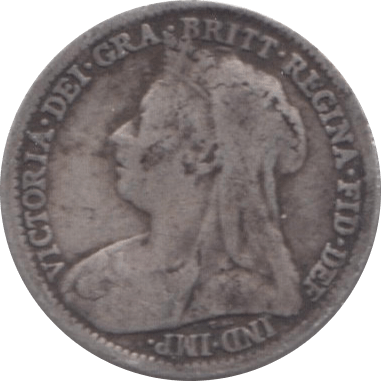 1896 THREEPENCE ( FINE ) - Threepence - Cambridgeshire Coins