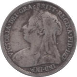 1896 THREEPENCE ( FINE ) - Threepence - Cambridgeshire Coins