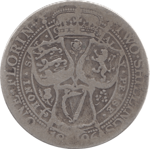 1896 TWO SHILLINGS ( FAIR ) 11 - Florin - Cambridgeshire Coins