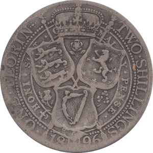 1896 TWO SHILLINGS ( FINE ) S - Shilling - Cambridgeshire Coins