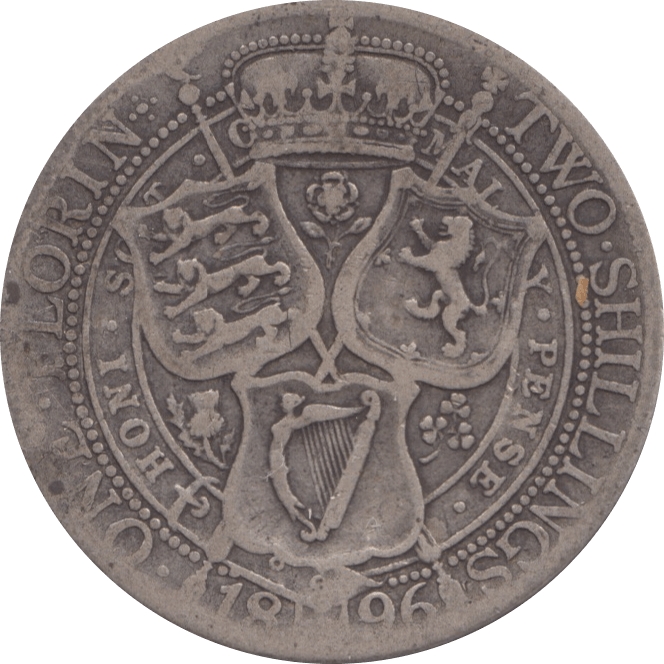 1896 TWO SHILLINGS ( FINE ) S - Shilling - Cambridgeshire Coins