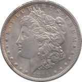 1896 USA SILVER MORGAN DOLLAR NEW ORLEANS MINT - SILVER WORLD COINS - Cambridgeshire Coins