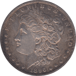 1896 USA SILVER MORGAN DOLLAR - SILVER WORLD COINS - Cambridgeshire Coins