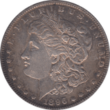 1896 USA SILVER MORGAN DOLLAR - SILVER WORLD COINS - Cambridgeshire Coins