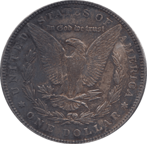 1896 USA SILVER MORGAN DOLLAR - SILVER WORLD COINS - Cambridgeshire Coins