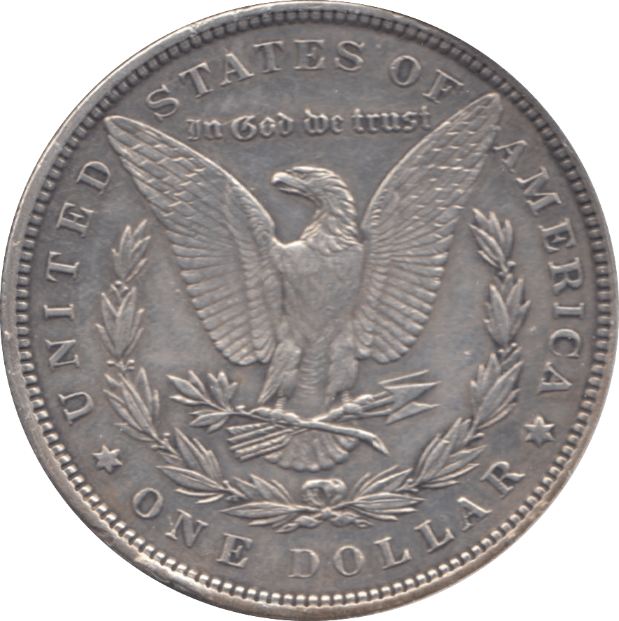 1896 USA SILVER MORGAN DOLLAR - WORLD COINS - Cambridgeshire Coins