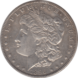 1896 USA SILVER MORGAN DOLLAR - WORLD COINS - Cambridgeshire Coins