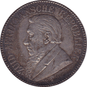 1897 2 1/2 SHILLING SOUTH AFRICA SILVER ( AUNC ) - SILVER WORLD COINS - Cambridgeshire Coins