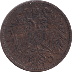 1897 2 HELLER - WORLD COINS - Cambridgeshire Coins