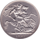 1897 CROWN ( AUNC ) LX - Crown - Cambridgeshire Coins