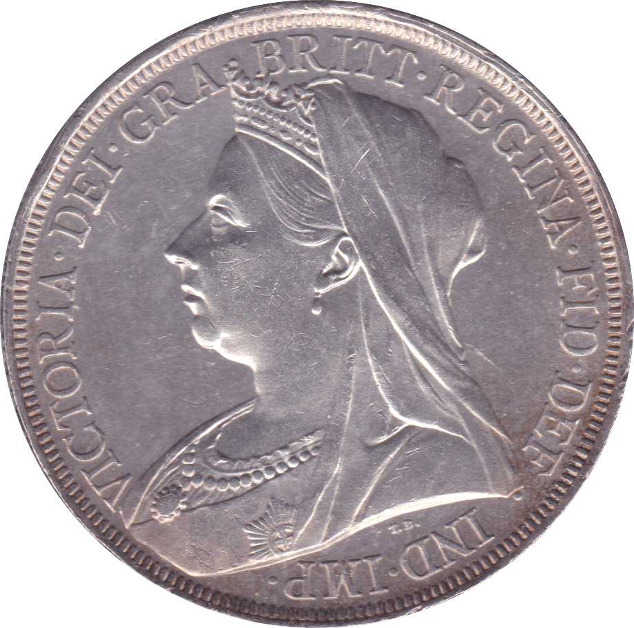 1897 CROWN ( AUNC ) LX - Crown - Cambridgeshire Coins