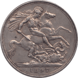 1897 CROWN ( EF ) LXI - Crown - Cambridgeshire Coins