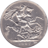 1897 CROWN ( EF ) LXI - Crown - Cambridgeshire Coins