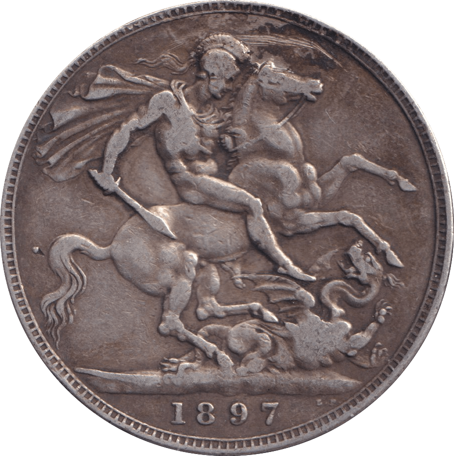 1897 CROWN ( FINE ) LX - Crown - Cambridgeshire Coins