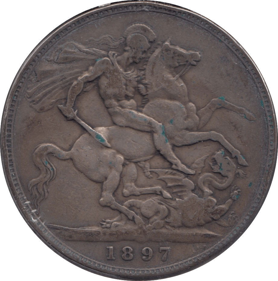 1897 CROWN ( FINE ) LXI 2 - Crown - Cambridgeshire Coins