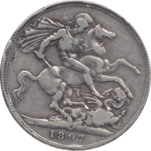 1897 CROWN ( GF ) 8 - crown - Cambridgeshire Coins