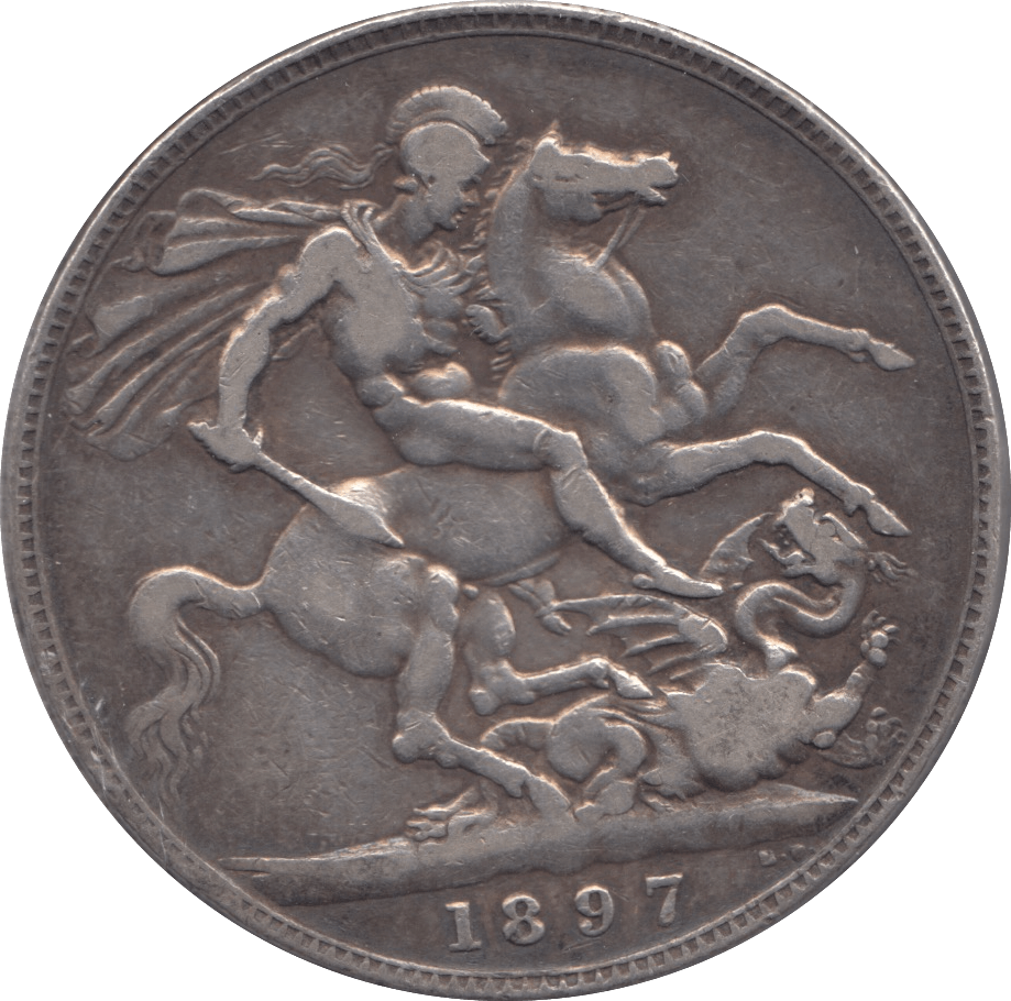 1897 CROWN ( GF ) LXI 6 - crown - Cambridgeshire Coins