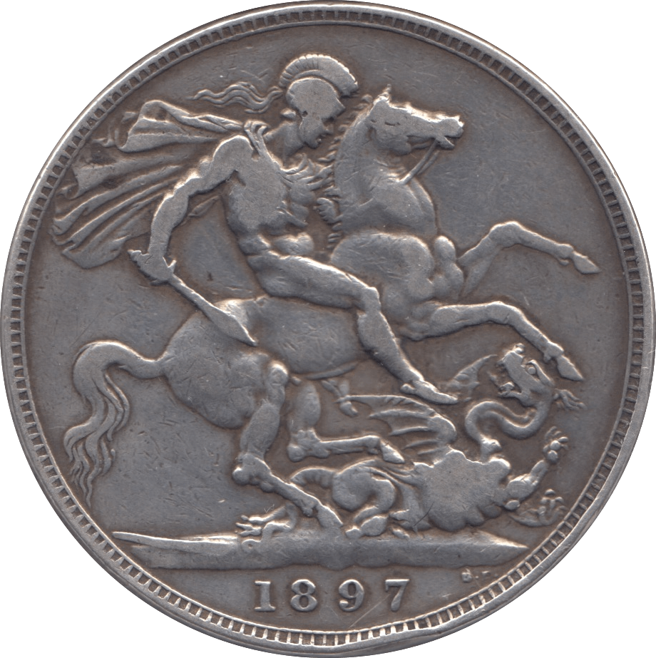 1897 CROWN ( GF ) LXI 7 - Crown - Cambridgeshire Coins