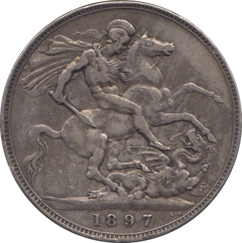 1897 CROWN ( GF ) LXI 8 - Crown - Cambridgeshire Coins