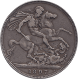1897 CROWN ( GF ) LXI - Crown - Cambridgeshire Coins