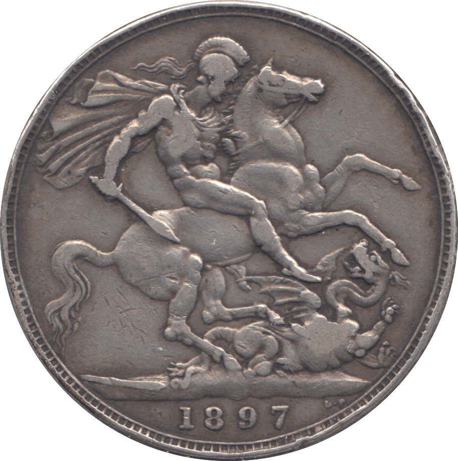 1897 CROWN ( GF ) LXI - Crown - Cambridgeshire Coins
