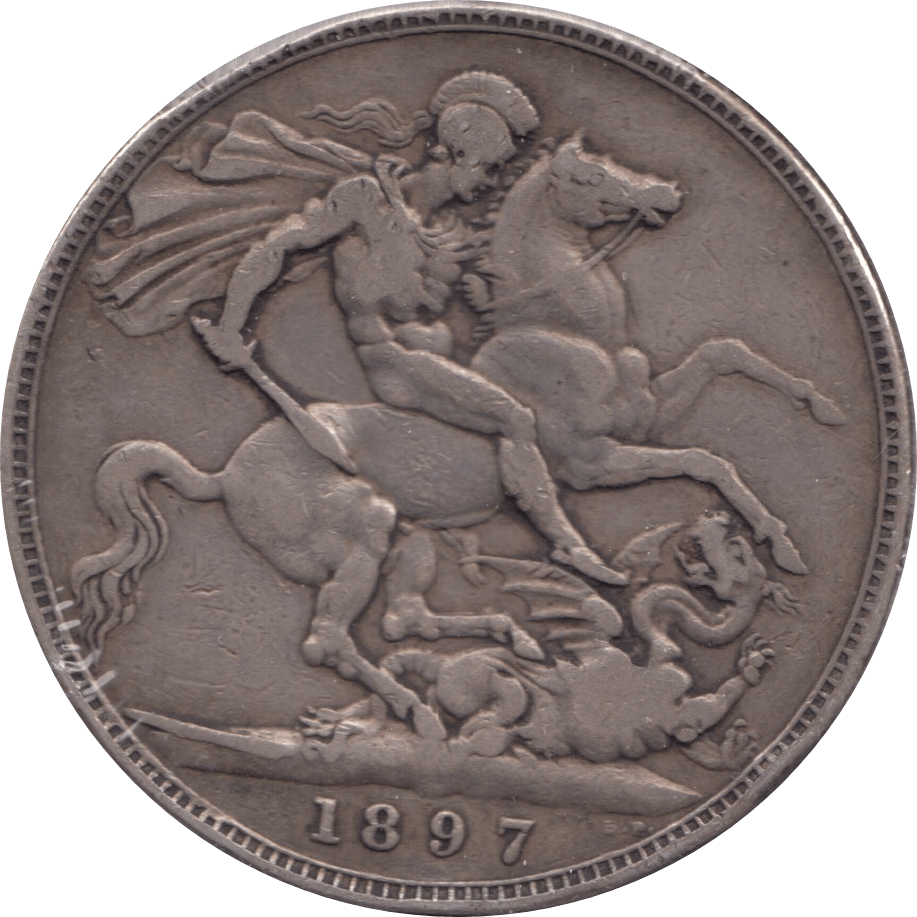 1897 CROWN LXI ( GF ) 1 - Crown - Cambridgeshire Coins