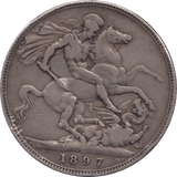 1897 CROWN LXI ( GF ) 1 - Crown - Cambridgeshire Coins