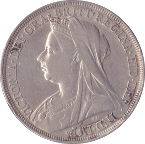 1897 CROWN ( VF ) LX B - Crown - Cambridgeshire Coins