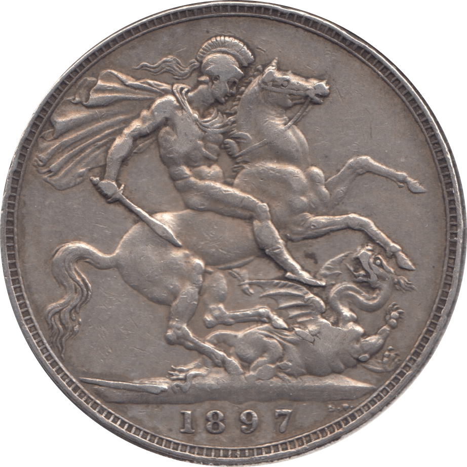 1897 CROWN ( VF ) LXI 5 - Crown - Cambridgeshire Coins