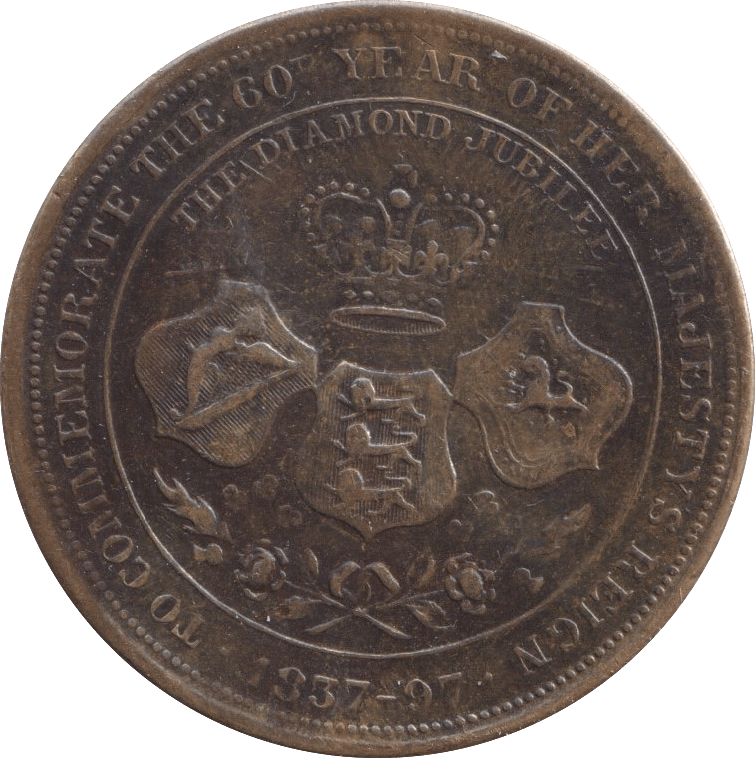 1897 DIAMOND JUBILEE MEDAL - WORLD COINS - Cambridgeshire Coins