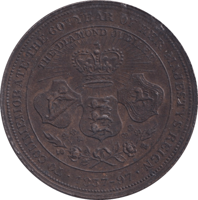 1897 DIAMOND JUBILEE MEDAL - WORLD COINS - Cambridgeshire Coins