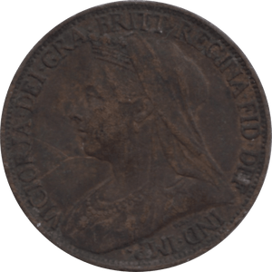 1897 FARTHING 2 ( EF ) 58 - Farthing - Cambridgeshire Coins