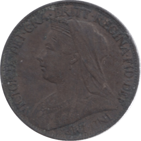 1897 FARTHING ( EF ) 18 - Farthing - Cambridgeshire Coins