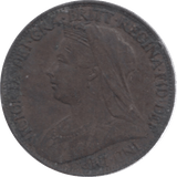 1897 FARTHING ( EF ) 18 - Farthing - Cambridgeshire Coins