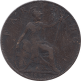 1897 FARTHING ( FAIR ) - Farthing - Cambridgeshire Coins