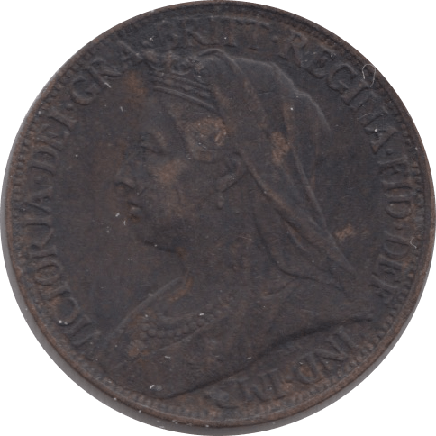1897 FARTHING ( VF ) - Farthing - Cambridgeshire Coins
