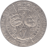 1897 FLORIN ( EF ) 6 - Florin - Cambridgeshire Coins