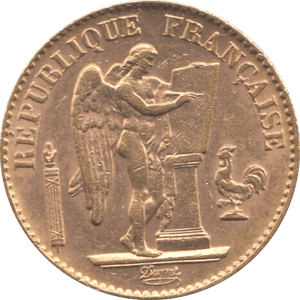 1897 GOLD 20 FRANCS FRANCE - Gold World Coins - Cambridgeshire Coins