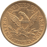 1897 GOLD FIVE DOLLARS USA - Gold World Coins - Cambridgeshire Coins