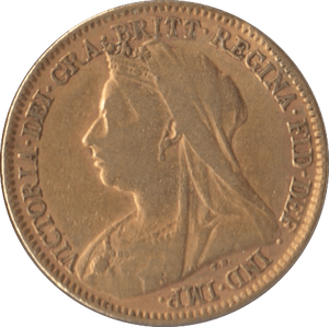 1897 GOLD HALF SOVEREIGN ( GVF ) 2 - Half Sovereign - Cambridgeshire Coins