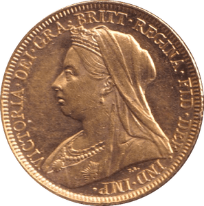 1897 GOLD SOVEREIGN ( AUNC ) - Sovereign - Cambridgeshire Coins