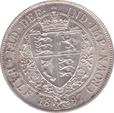 1897 HALFCROWN ( AUNC ) A - Halfcrown - Cambridgeshire Coins