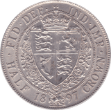 1897 HALFCROWN ( AUNC ) C - Halfcrown - Cambridgeshire Coins