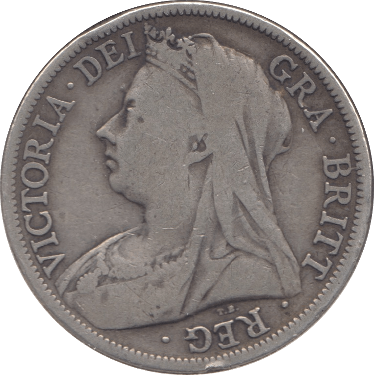 1897 HALFCROWN ( FINE ) 12 - Halfcrown - Cambridgeshire Coins